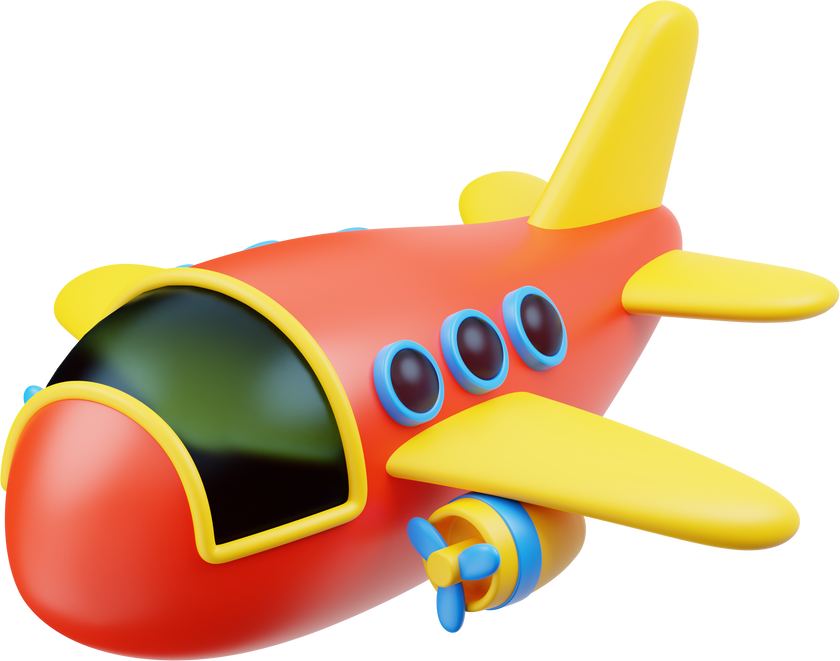 Airplane 3D Icon