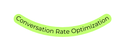 Conversation Rate Optimization